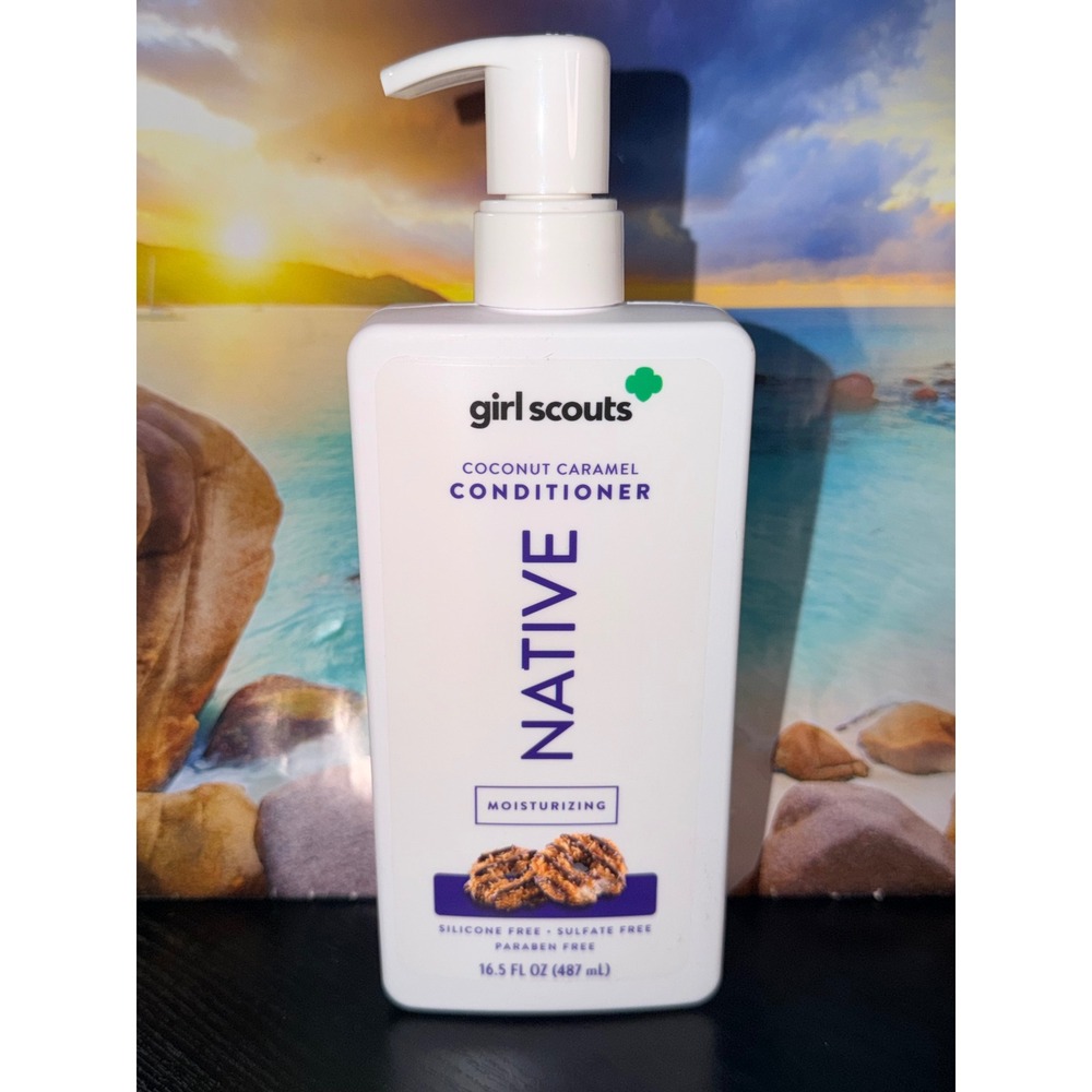 Native Girl Scouts Coconut Caramel Moisturizing Conditioner 16.5oz Limited Ed